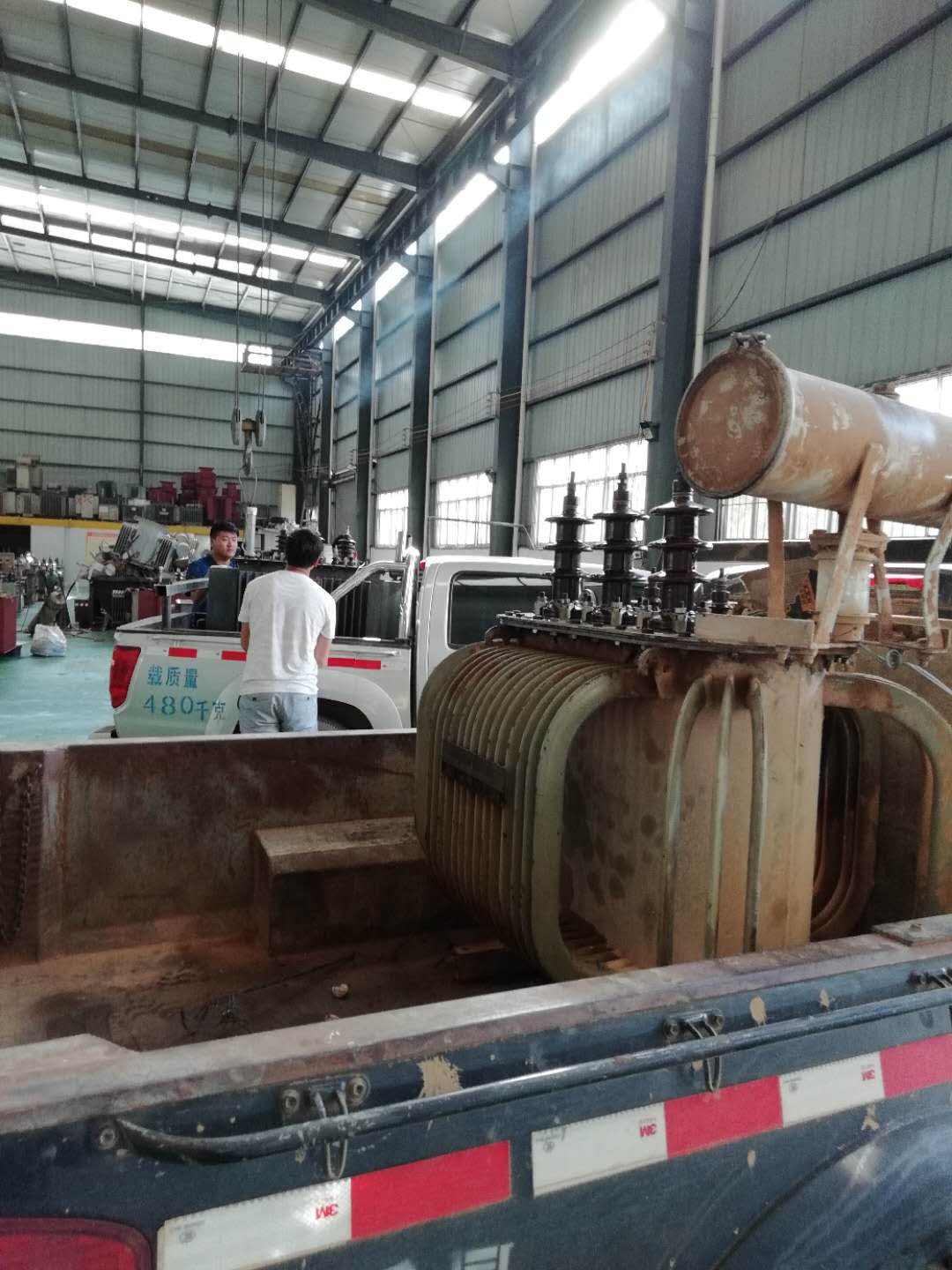 变压器修理，客户送货到厂2018.5.21-修理案例-云南变压器维修_云南变压器销售_云南特种变压器维修