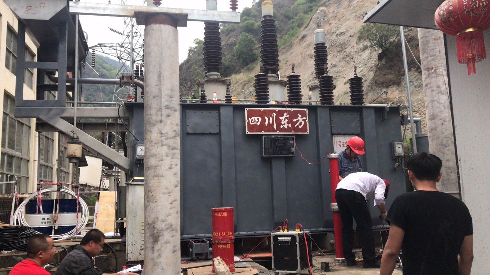10000KVA/110KV变压器现场试验-修理案例-云南变压器维修_云南变压器销售_云南特种变压器维修