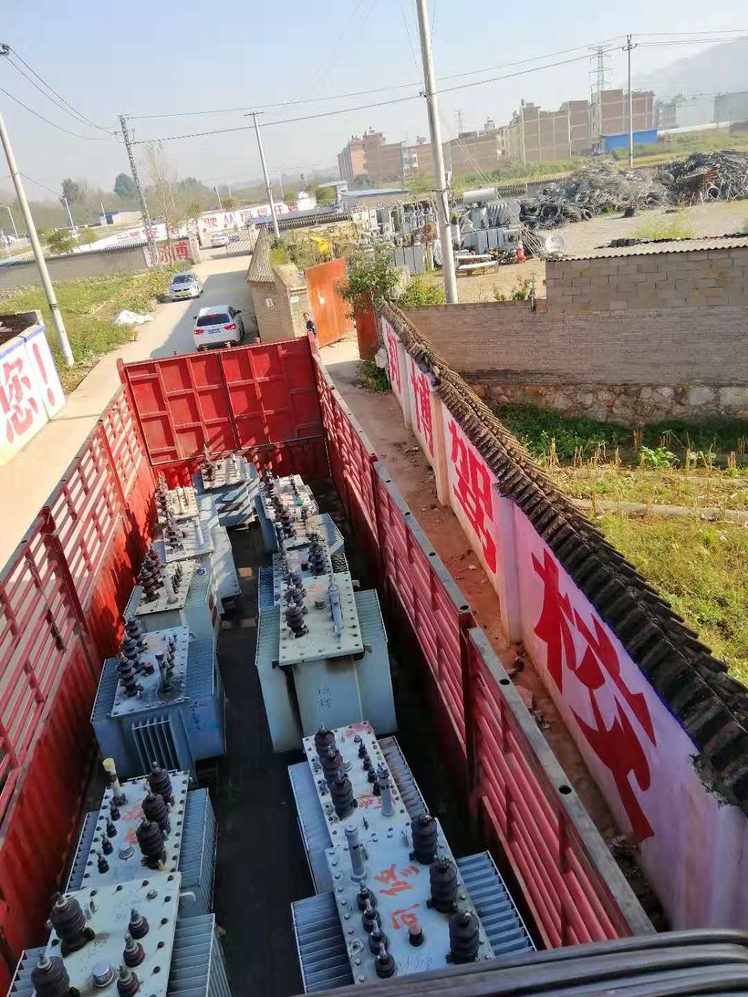 待修变压器提货2018.11.3-修理案例-云南变压器维修_云南变压器销售_云南特种变压器维修