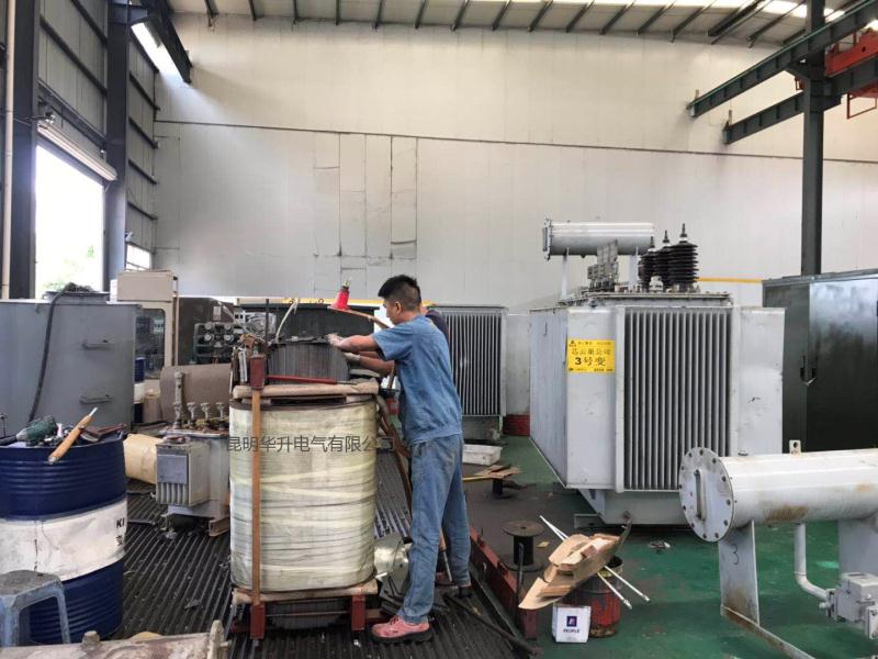 3150KVA变压器修理中2019.4.12-修理案例-云南变压器维修_云南变压器销售_云南特种变压器维修
