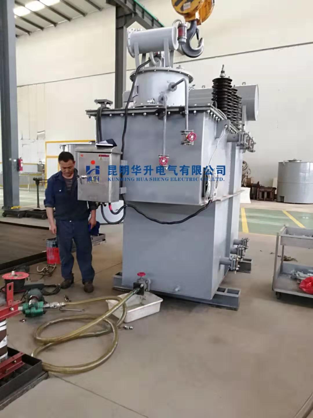 8000KVA35/10.5KV变压器吊芯2019.7-修理案例-云南变压器维修_云南变压器销售_云南特种变压器维修