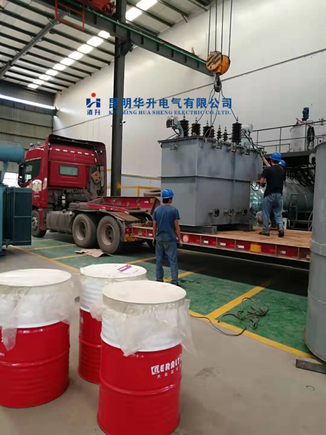 8000KVA35/10.5KV变压器修理完毕装车发货2019.7-修理案例-云南变压器维修_云南变压器销售_云南特种变压器维修
