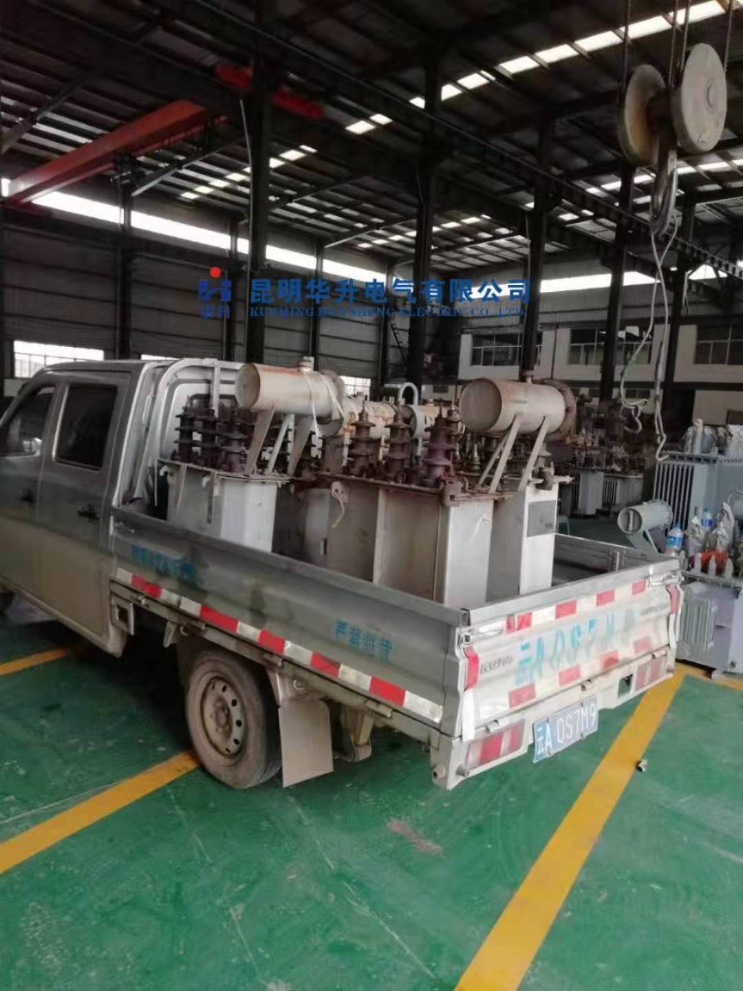 待修变压器到货一车2019.12-修理案例-云南变压器维修_云南变压器销售_云南特种变压器维修