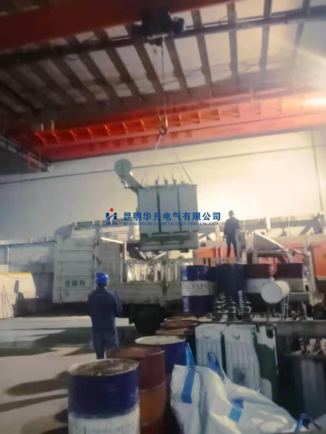 返厂大修变压器到货2020.12-修理案例-云南变压器维修_云南变压器销售_云南特种变压器维修