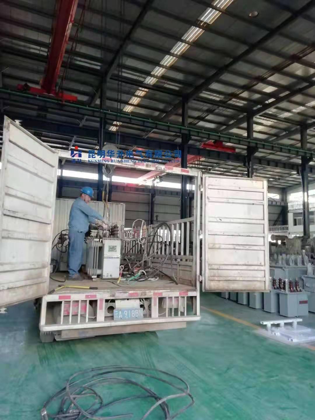 待修变压器到货2020.12-修理案例-云南变压器维修_云南变压器销售_云南特种变压器维修