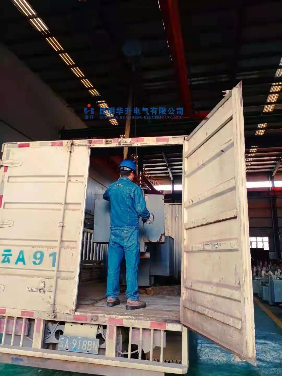 待修变压器到货两台2021.1-修理案例-云南变压器维修_云南变压器销售_云南特种变压器维修