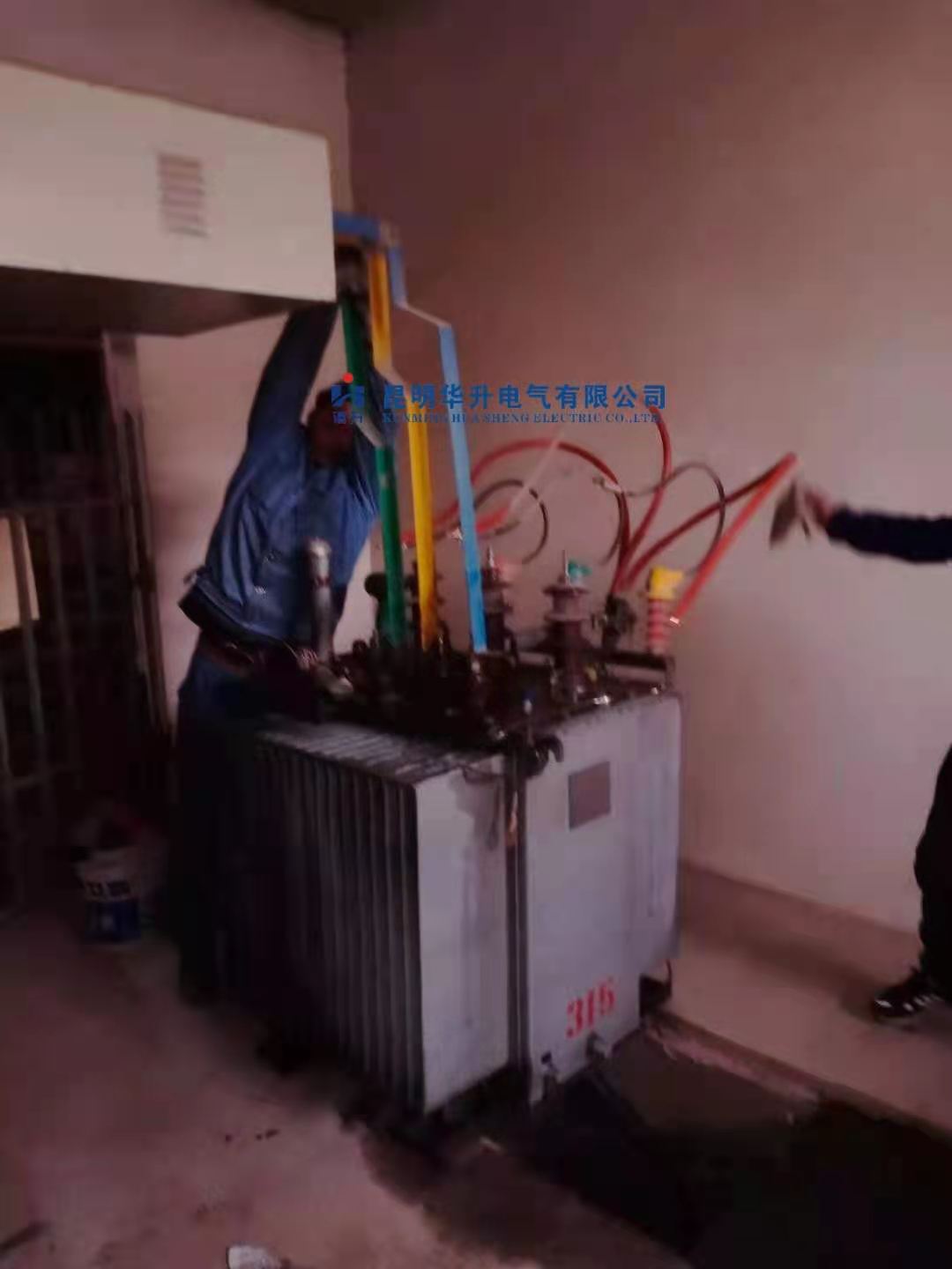 315KVA变压器现场检修2021.1-修理案例-云南变压器维修_云南变压器销售_云南特种变压器维修