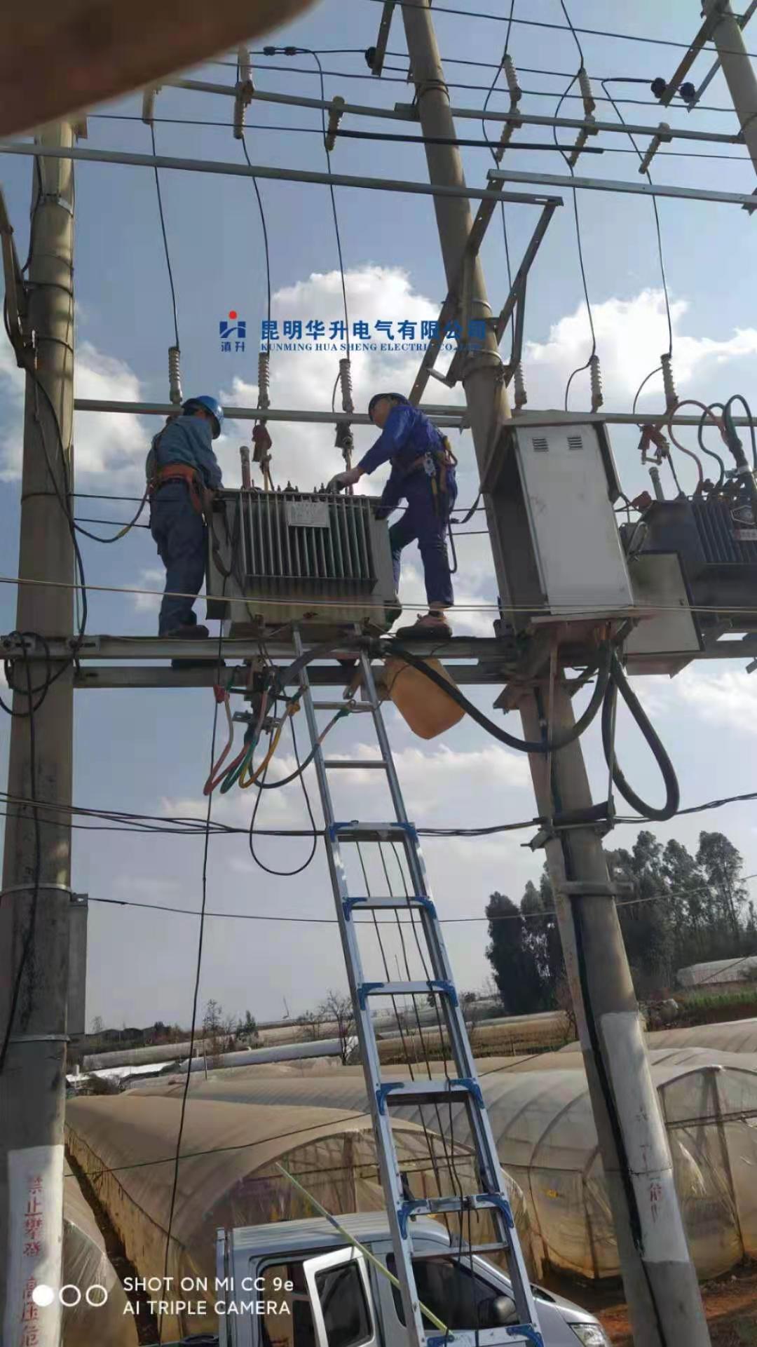 200KVA变压器现场检2021.3-修理案例-云南变压器维修_云南变压器销售_云南特种变压器维修