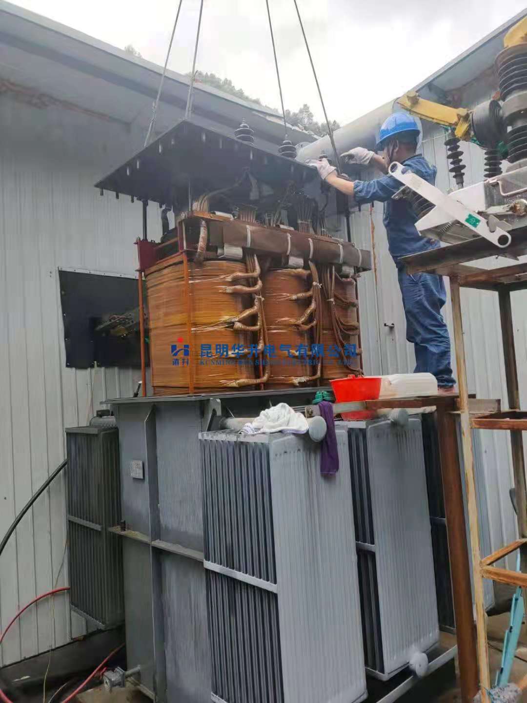 1250KVA变压器现场检修2021.5-修理案例-云南变压器维修_云南变压器销售_云南特种变压器维修