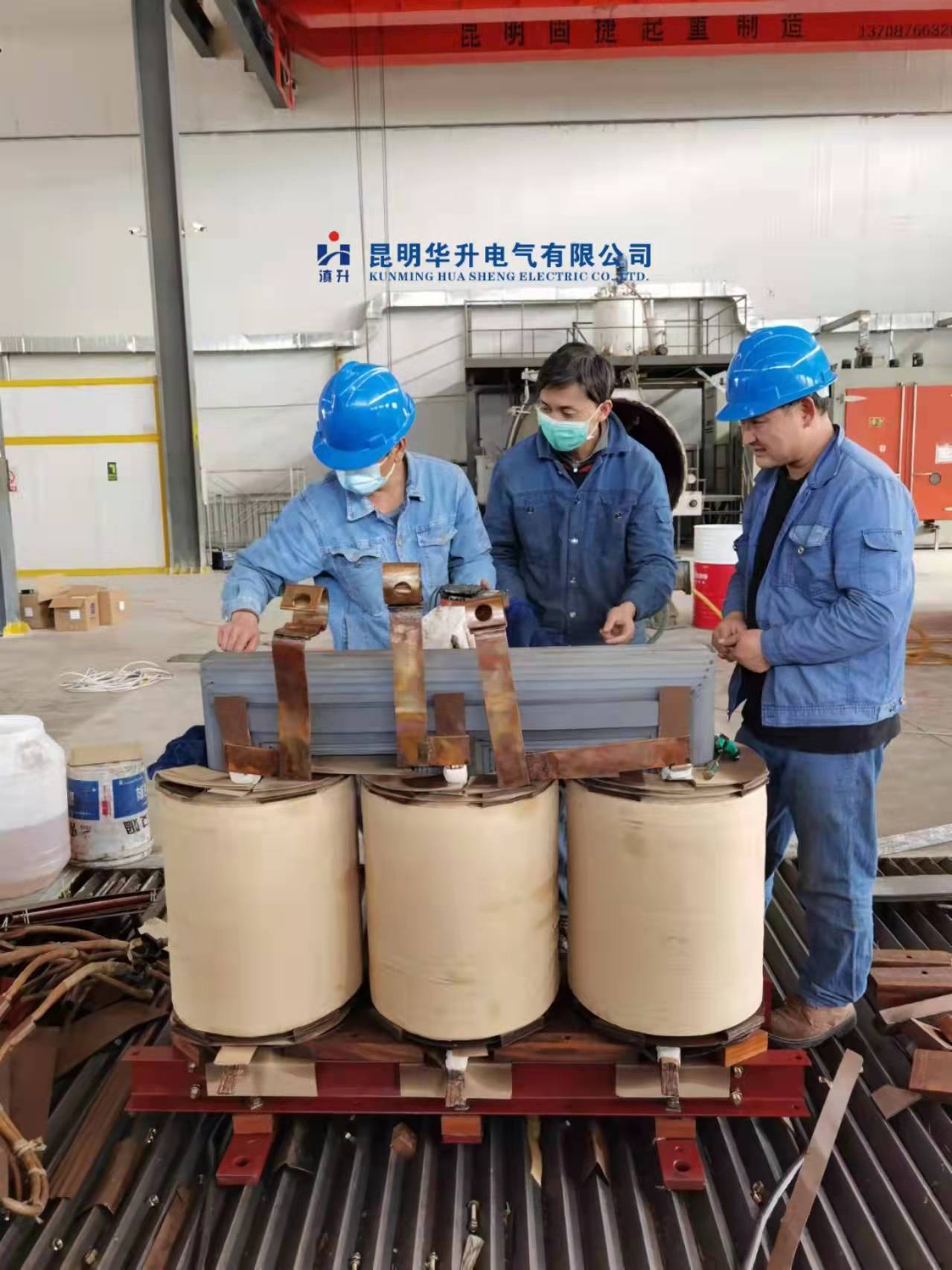 800kVA变压器修理中2021.12-修理案例-云南变压器维修_云南变压器销售_云南特种变压器维修