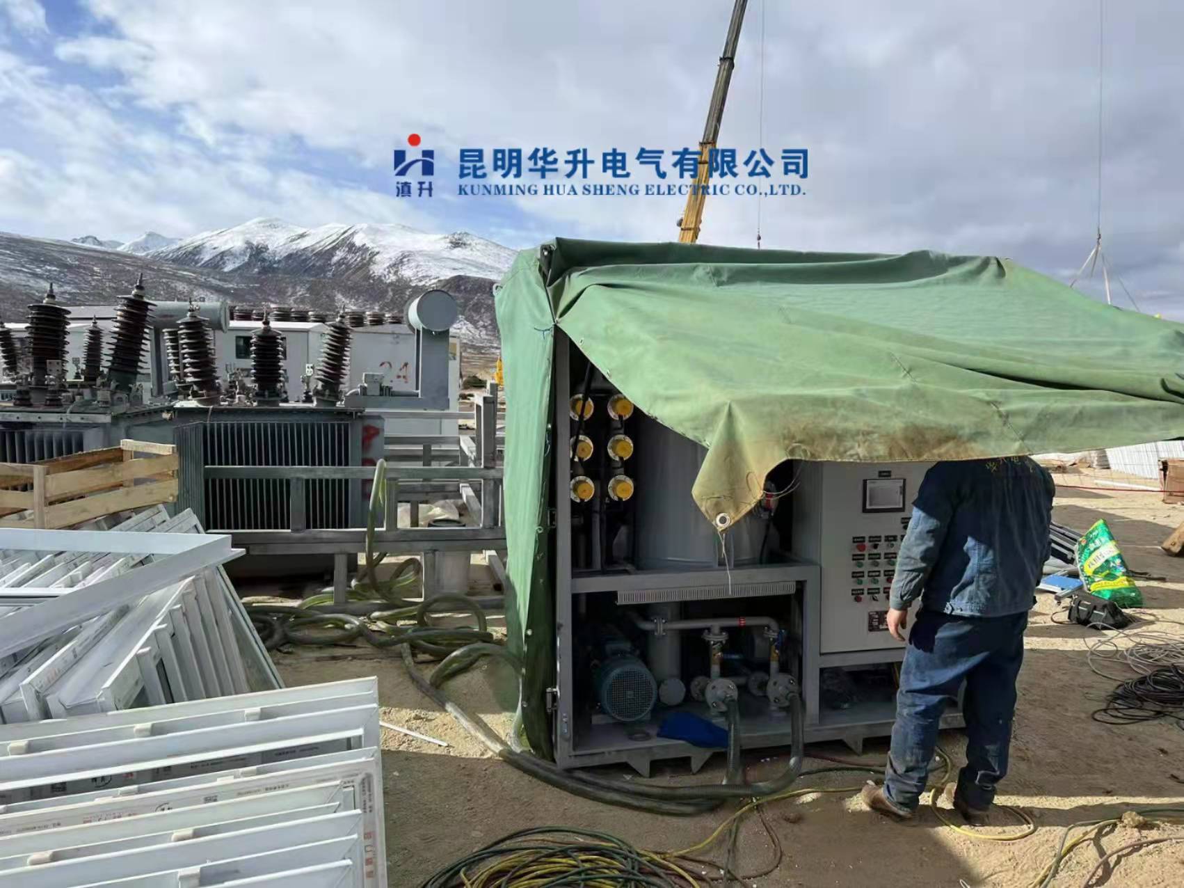 变压器现场过滤变压器油2022.1-修理案例-云南变压器维修_云南变压器销售_云南特种变压器维修